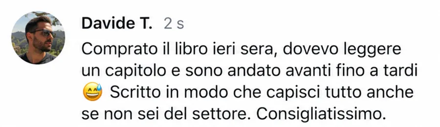 Commento di un lettore dal canale
